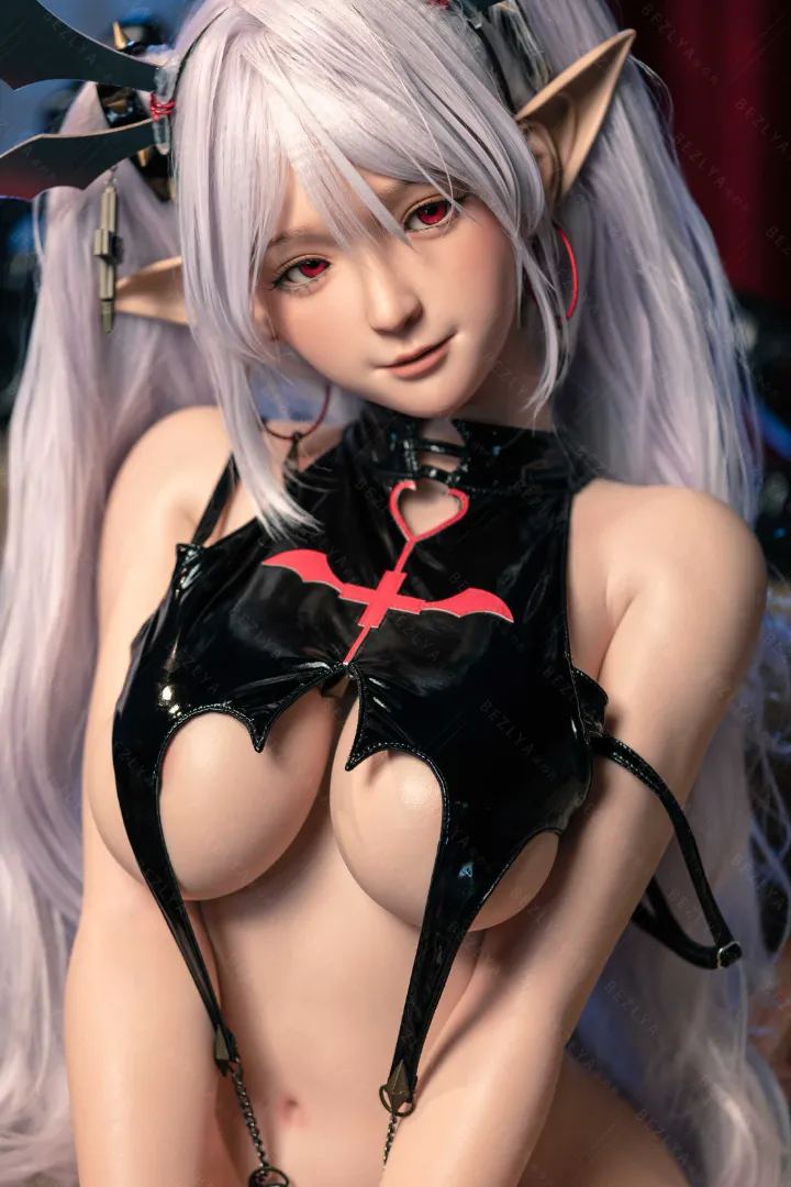 155cm (5ft1) E-Cup Lightweight Silicone Sex Doll, Movable Jaw Head momo